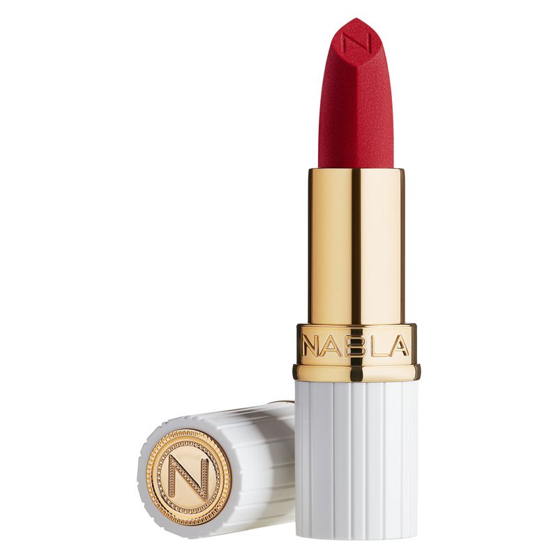 NABLA Matte Pleasure Lipstick, Rossetto Opaco Lunga Tenuta, Signature Red, 3.5 g, Finish Vellutato e Comfortevole, Make-up Labbra Professionale NABLA Matte Pleasure Lipstick, Rossetto Opaco Lunga Tenuta, Signature Red, 3.5 g, Finish Vellutato e Comfortevole, Make-up Labbra Professionale