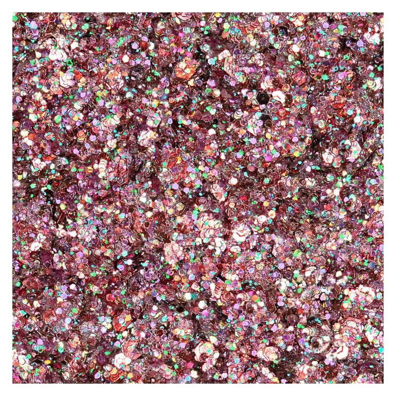 NABLA Ruby Lights Glitter Palette, Palette Ombretti Donna, 4 g, 4 Colori Scintillanti, Lunga Tenuta, Make-up Occhi con Glitter Multidimensionali