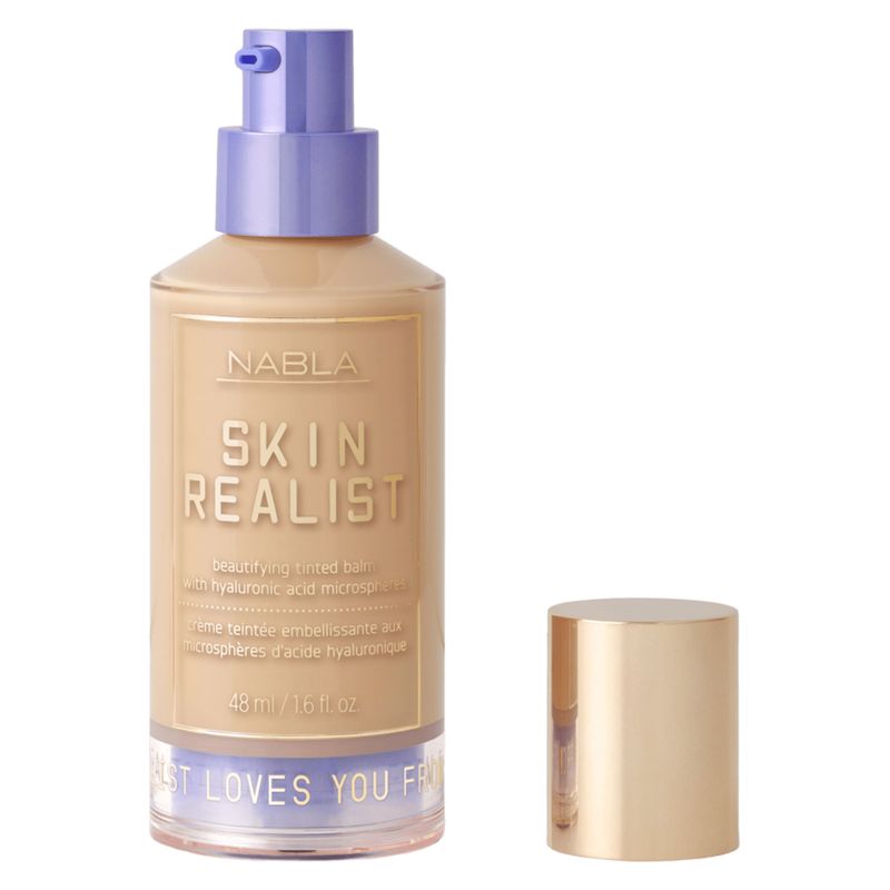 NABLA Skin Realist Beautifying Tinted Balm, 2.5 Medium, 48 ml, Crema Colorata Idratante e Perfezionatrice con Acido Ialuronico, Effetto Lifting NABLA Skin Realist Beautifying Tinted Balm, 2.5 Medium, 48 ml, Crema Colorata Idratante e Perfezionatrice con Acido Ialuronico, Effetto Lifting