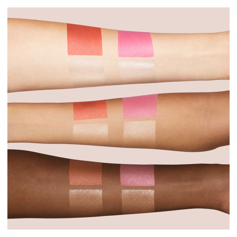 NABLA Two Reasons, Duo Labbra e Guance Effetto Luminoso, Colore Sugar Rose, 5 g, Cosmetico Multiuso con Cream Color e Glassy Balm per un look radioso