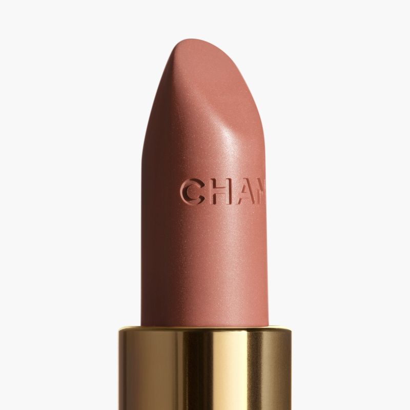 CHANEL Rouge Allure Velvet, Rossetto Vellutato Luminoso Donna, 3.5 g, Colore 76 Versatile, Finish Satinato, Lunga Tenuta e Idratante, Effetto Mat