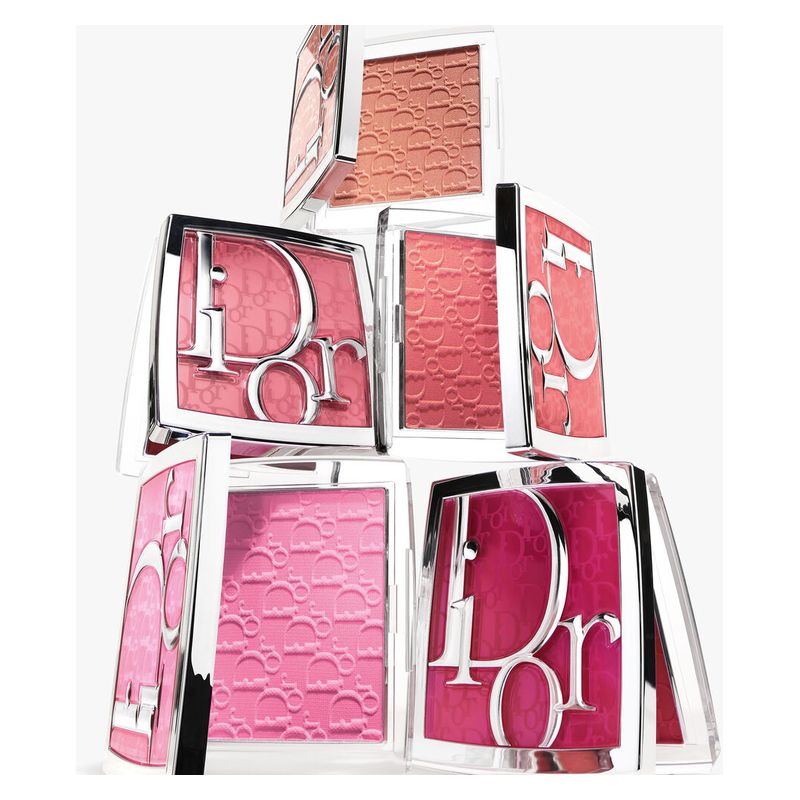 DIOR Backstage Rosy Glow, Blush Colorato Lunga Tenuta, 001 Pink, 4.5 g, Fard Effetto Bonne Mine Naturale, Make-up Viso Donna per un Colorito Sano