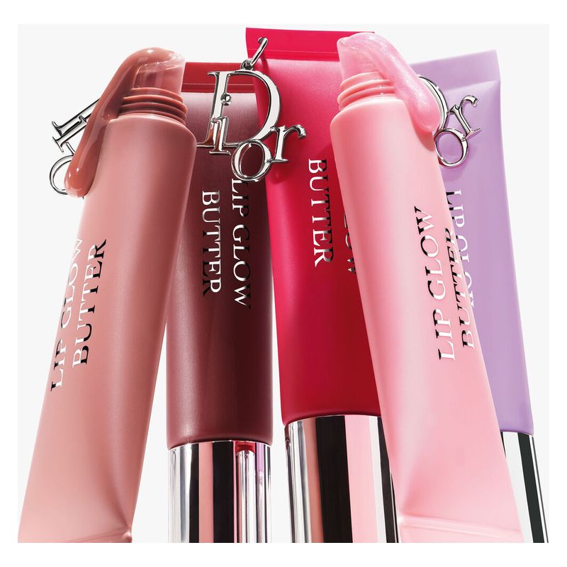 DIOR Dior Addict Lip Glow Butter, Balsamo Labbra Idratante e Brillante, 10 ML, Colore 101 Glazed Pink, Trattamento labbra effetto gloss a lunga tenuta DIOR Dior Addict Lip Glow Butter, Balsamo Labbra Idratante e Brillante, 10 ML, Colore 101 Glazed Pink, Trattamento labbra effetto gloss a lunga tenuta