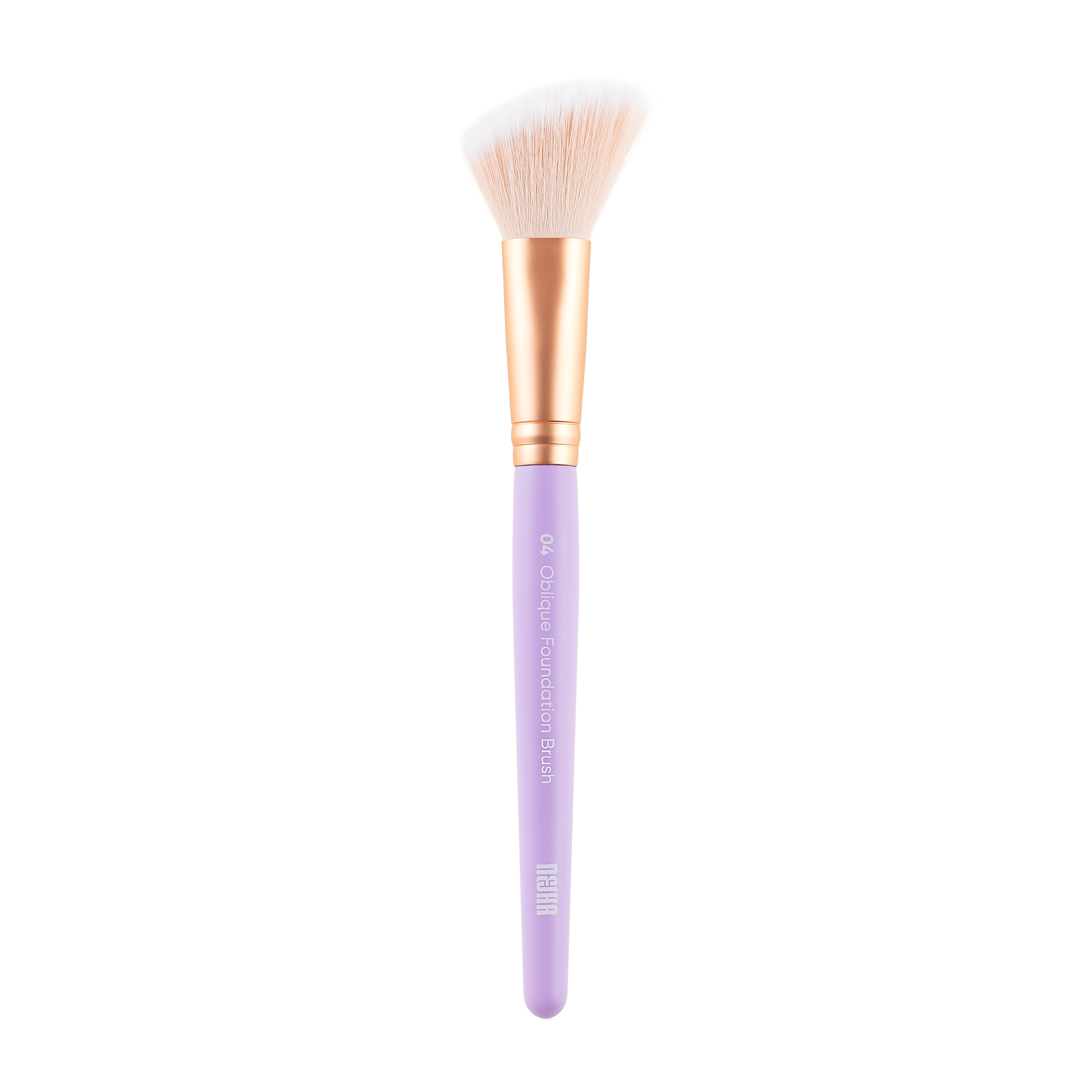 Nejha Oblique Foundation Brush 04, Pennello Fondotinta Obliquo per Viso, Per Formule Liquide, Cremose e in Polvere, Copertura Modulabile, Make-Up Nejha Oblique Foundation Brush 04, Pennello Fondotinta Obliquo per Viso, Per Formule Liquide, Cremose e in Polvere, Copertura Modulabile, Make-Up