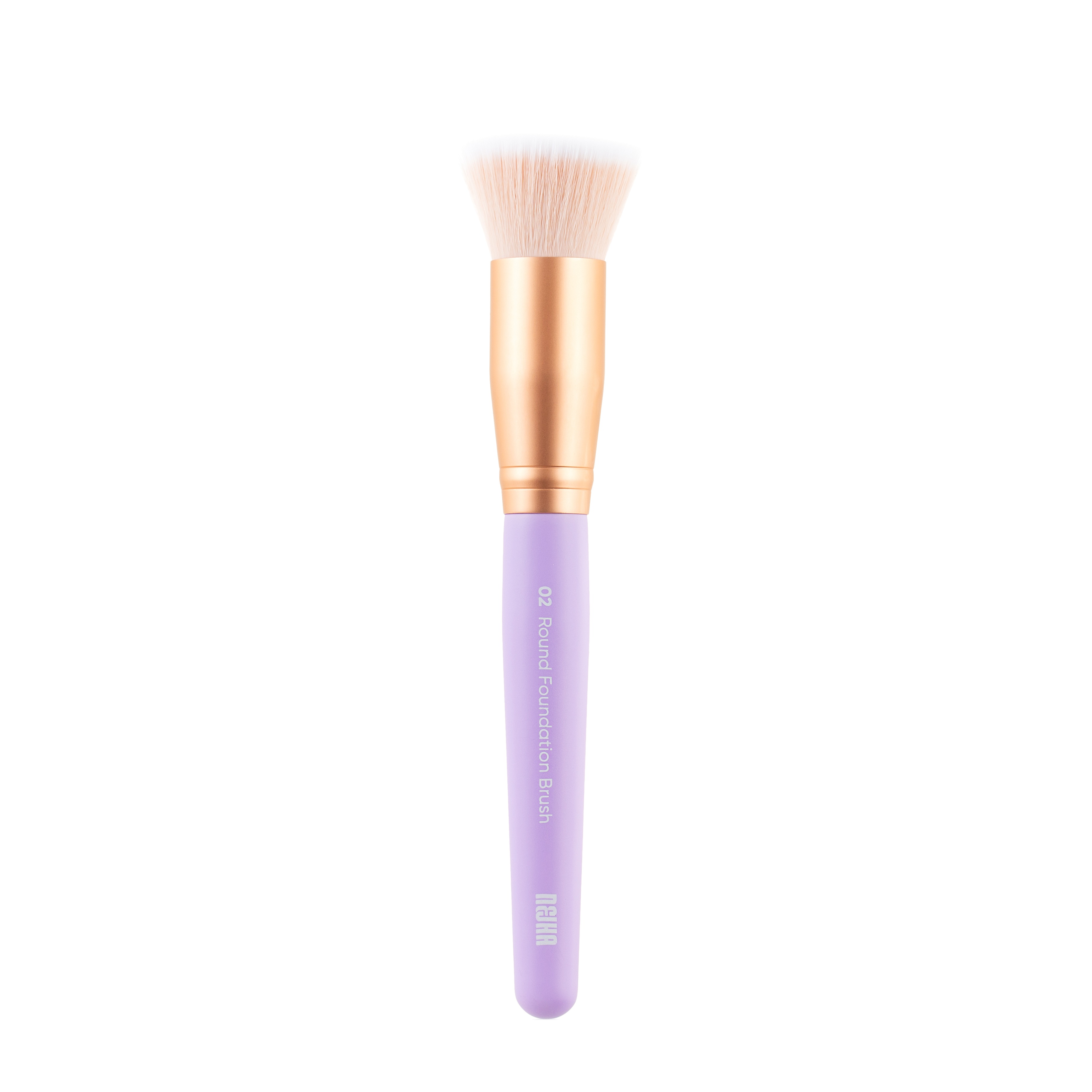 Nejha Round Foundation Brush 02, Pennello Fondotinta Tondo, per Prodotti Liquidi e Mousse, Setole in Nylon Ultra Morbide, Applicazione Uniforme Nejha Round Foundation Brush 02, Pennello Fondotinta Tondo, per Prodotti Liquidi e Mousse, Setole in Nylon Ultra Morbide, Applicazione Uniforme