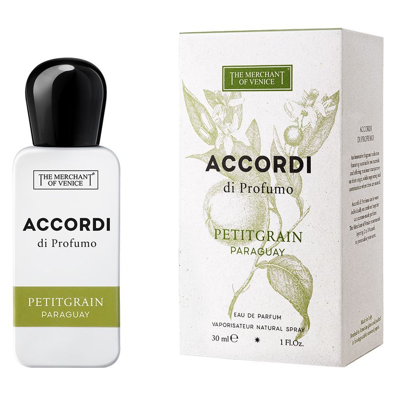 The Merchant Of Venice Accordi Di Profumo Petitgrain Paraguay Eau De Parfum