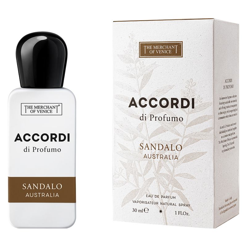 The Merchant Of Venice Accordi Di Profumo Sandalo Australia Eau De Parfum