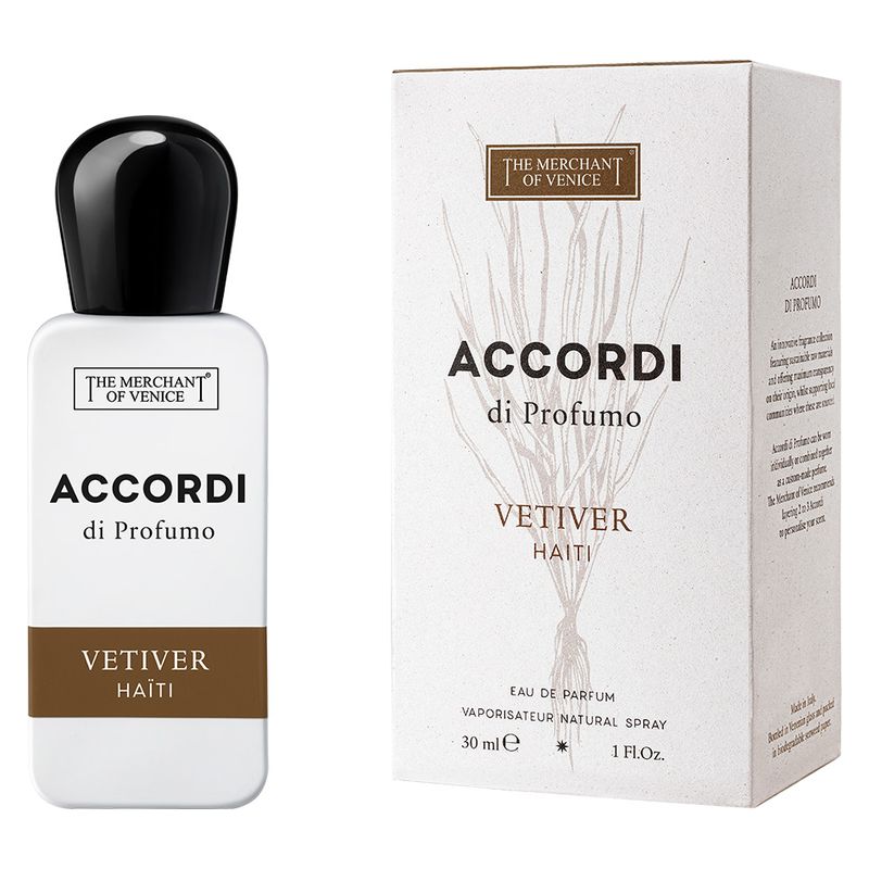 The Merchant Of Venice Accordi Di Profumo Vetiver Haiti Eau De Parfum