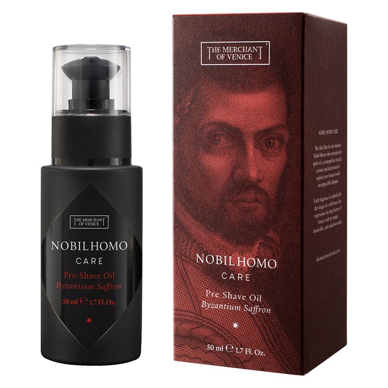 The Merchant Of Venice Nobil Homo Care Pre-Shave Oil Byzantium Saffron