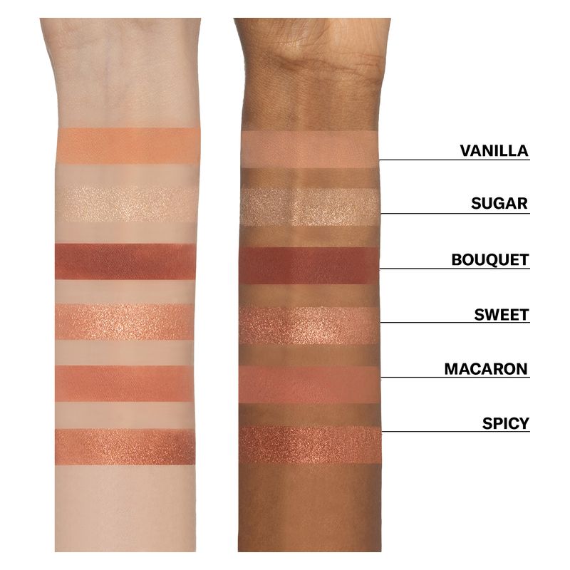 MESAUDA BARE HARMONY - Palette da 6 ombretti