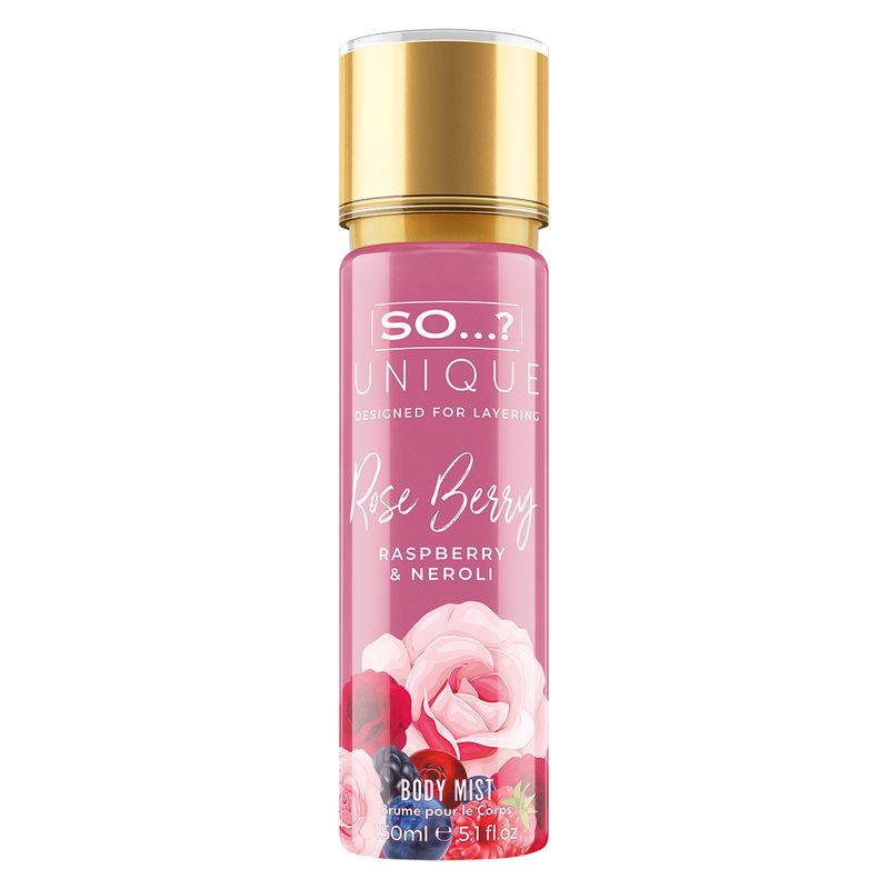 SO...? UNIQUE BODY MIST ROSE BERRY