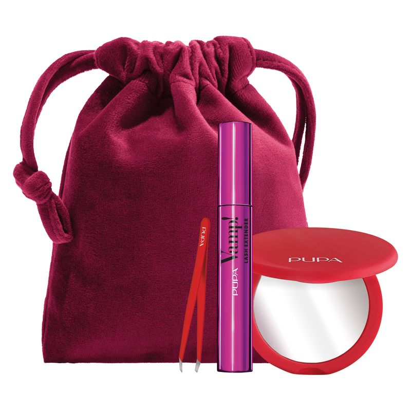 Pupa Kit Vamp! Lash Extender, Mirror And Tweezers