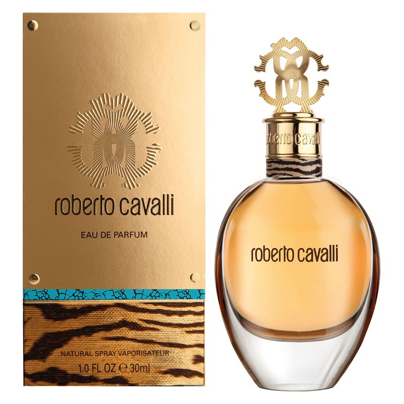 Roberto Cavalli Signature, Eau de Parfum Donna, 30 ml Spray, Profumo Ambrato Floreale con Fiori d'Arancio e Vaniglia