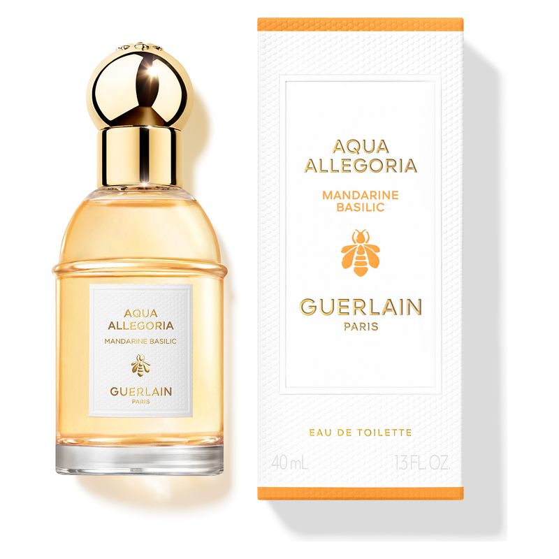 Guerlain Aqua Allegoria Mandarine Basilic, Eau de Toilette Donna, 40 ml Spray, Fragranza agrumata e aromatica, Profumo femminile fresco e frizzante Guerlain Aqua Allegoria Mandarine Basilic, Eau de Toilette Donna, 40 ml Spray, Fragranza agrumata e aromatica, Profumo femminile fresco e frizzante
