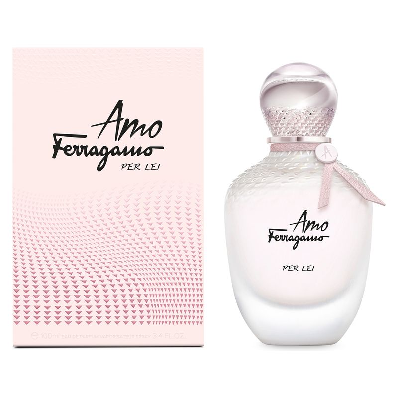 Salvatore Ferragamo Amo Per Lei, Eau de Parfum Donna, 100 ml Spray, Profumo Floreale Legnoso Muschiato, Fragranza Radiosa e Sofisticata per Lei Salvatore Ferragamo Amo Per Lei, Eau de Parfum Donna, 100 ml Spray, Profumo Floreale Legnoso Muschiato, Fragranza Radiosa e Sofisticata per Lei