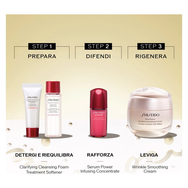 Shiseido - COFANETTO BENEFIANCE WRINKLE SMOOTHING CREAM