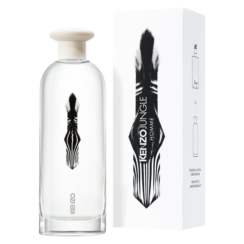 Kenzo Jungle Homme, Eau de Toilette Uomo, 100 ml, Spray, Profumo maschile legnoso e speziato, Fragranza esotica e vibrante per l'uomo moderno