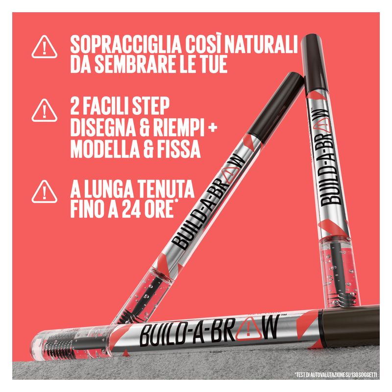 Maybelline BUILD-A-BROW - PENNA SOPRACCIGLIA 2-IN-1