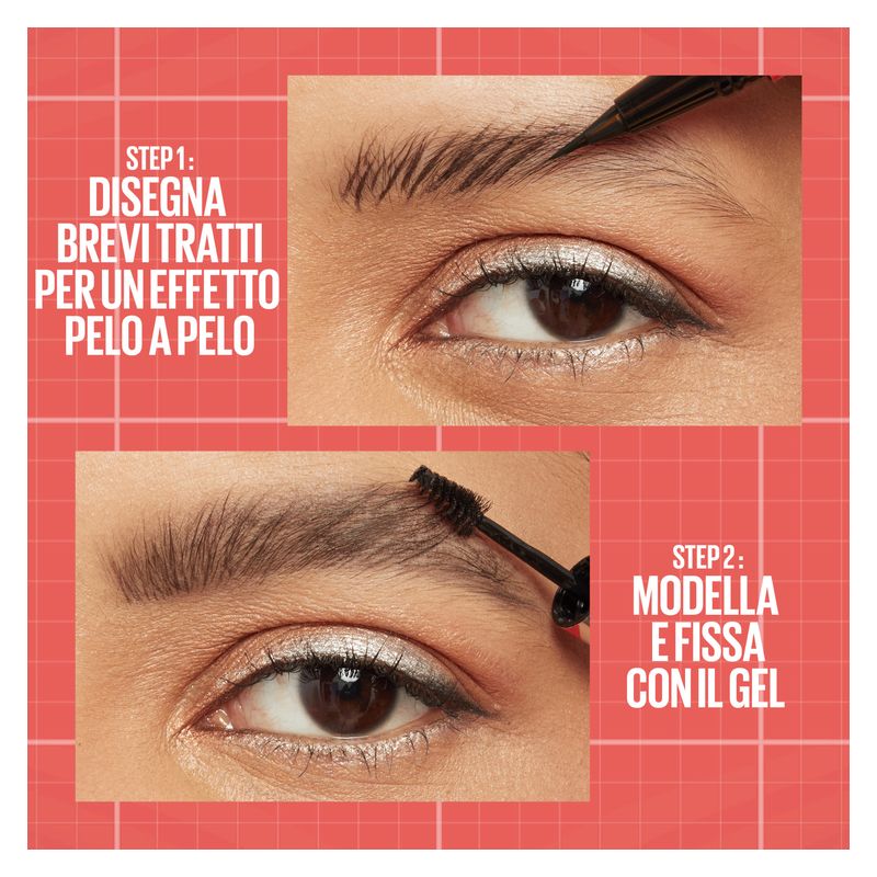 Maybelline BUILD-A-BROW - PENNA SOPRACCIGLIA 2-IN-1