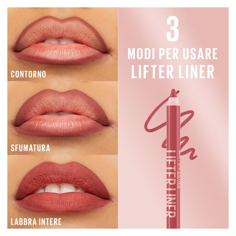 Maybelline Lifter Liner - Matita Labbra con acido ialuronico