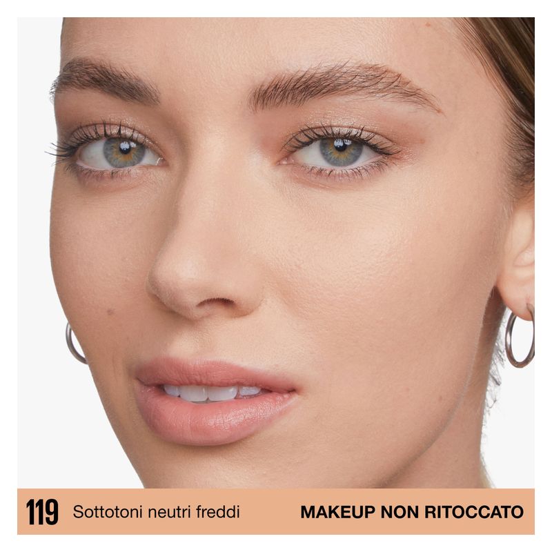 Maybelline Super Stay Lumi-Matte, Fondotinta Fluido Lunga Tenuta 30H, 35 ml, Tonalità 119 Beige, Finish Matte Luminoso, Coprenza Medio-Alta