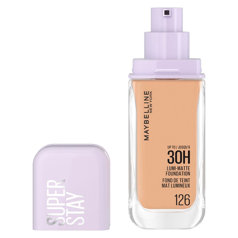 Maybelline Super Stay Lumi Matte, Fondotinta Fluido Donna, 126 Beige Dorato, 35 ml, Lunga Tenuta 30H, Finish Matte Luminoso, Coprenza Medio-Alta Maybelline Super Stay Lumi Matte, Fondotinta Fluido Donna, 126 Beige Dorato, 35 ml, Lunga Tenuta 30H, Finish Matte Luminoso, Coprenza Medio-Alta