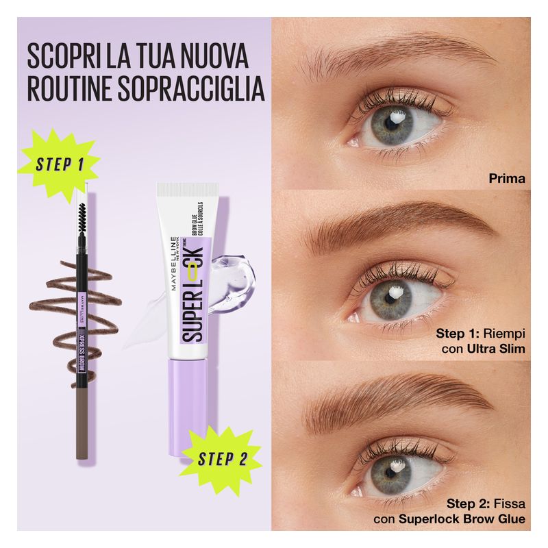 Maybelline SUPERLOCK BROW GLUE - gel sopracciglia