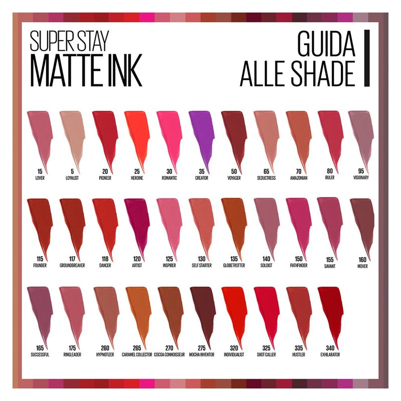 Maybelline - SUPERSTAY MATTE INK - Labbra matte, all'ennesima potenza! Maybelline - SUPERSTAY MATTE INK - Labbra matte, all'ennesima potenza!