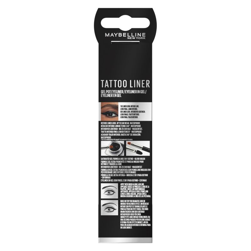 Maybelline Tattoo Liner Gel Pot - Eyeliner Professionale In Gel 24H