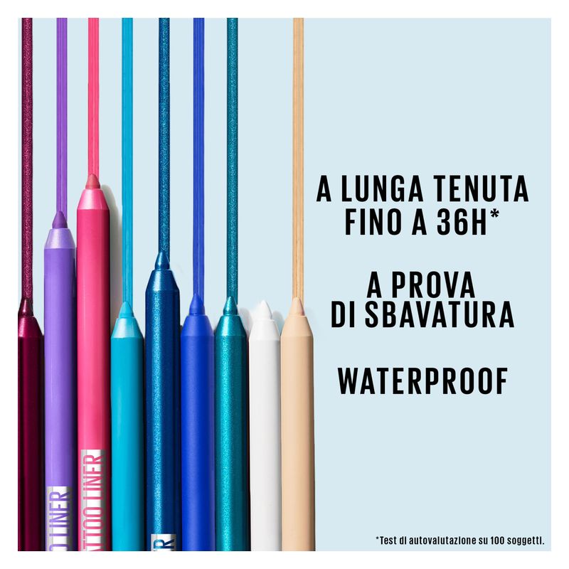 Maybelline - TATTOO LINER GEL PENCIL - MATITA OCCHI LUNGA TENUTA EFFETTO TATUAGGIO Maybelline - TATTOO LINER GEL PENCIL - MATITA OCCHI LUNGA TENUTA EFFETTO TATUAGGIO