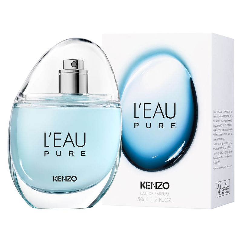 Kenzo L'Eau Pure, Eau de Parfum Unisex, 50 ml Spray, Fragranza fresca e intensa, Profumo acquatico floreale con note di Mandarino e Lavanda Kenzo L'Eau Pure, Eau de Parfum Unisex, 50 ml Spray, Fragranza fresca e intensa, Profumo acquatico floreale con note di Mandarino e Lavanda