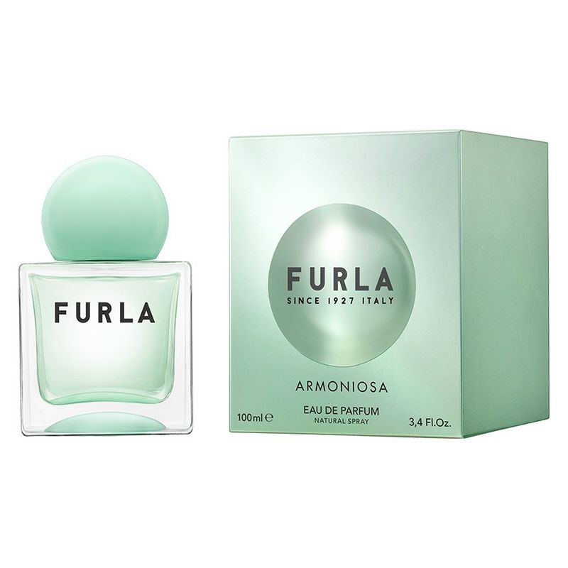 Furla Armoniosa, Eau de Parfum Donna, 100 ml Spray, Fragranza Floreale Muschiata, Profumo femminile elegante e luminoso, Idea Regalo Furla Armoniosa, Eau de Parfum Donna, 100 ml Spray, Fragranza Floreale Muschiata, Profumo femminile elegante e luminoso, Idea Regalo