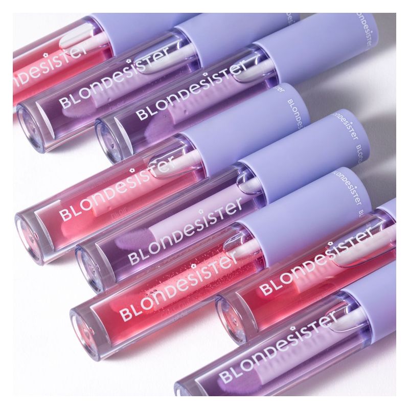 BLONDESISTER 3 In 1 Cute Lippy Lip Oil, Olio Labbra Idratante e Volumizzante Donna, 2.5 ml, 02 Red Fruits, Finish Lucido, Gloss non appiccicoso