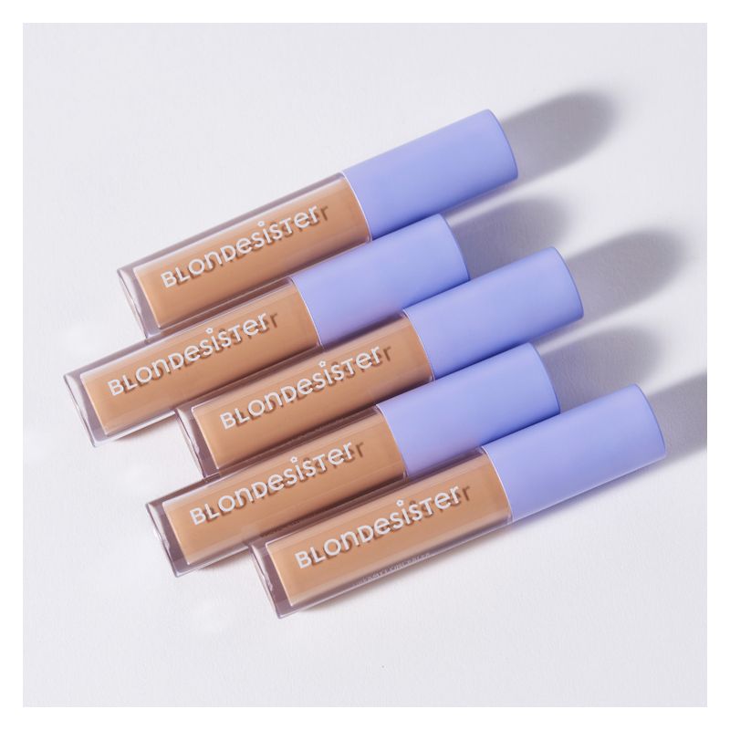BLONDESISTER It's A Trick! Dreamy Concealer, Correttore Liquido Donna, 05 Bronze, 4.5 ml, Copertura Modulabile, Effetto Soft Focus Anti Occhiaie