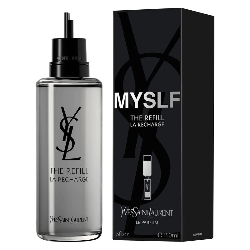 Yves Saint Laurent MYSLF Le Parfum, Ricarica 150 ml, Intensa Fragranza Uomo Legnosa Floreale, Profumo con Vaniglia Bourbon e Fiori d'Arancio Yves Saint Laurent MYSLF Le Parfum, Ricarica 150 ml, Intensa Fragranza Uomo Legnosa Floreale, Profumo con Vaniglia Bourbon e Fiori d'Arancio
