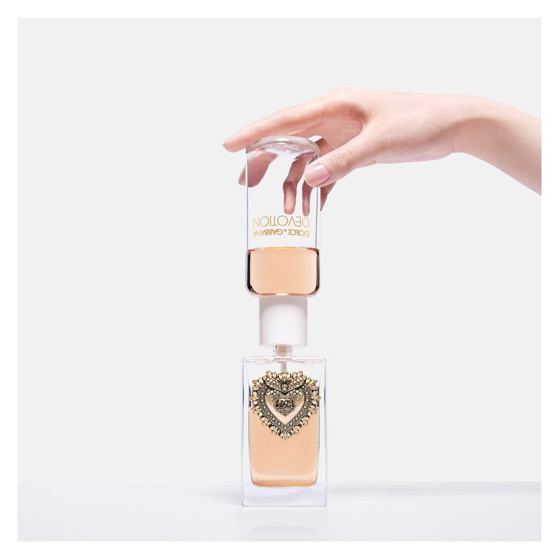 Dolce & Gabbana Devotion, Eau de Parfum Donna, 20 ml Spray, Profumo Ambrato Vanigliato Gourmand con note di Limone Candito e Fiori d'Arancio