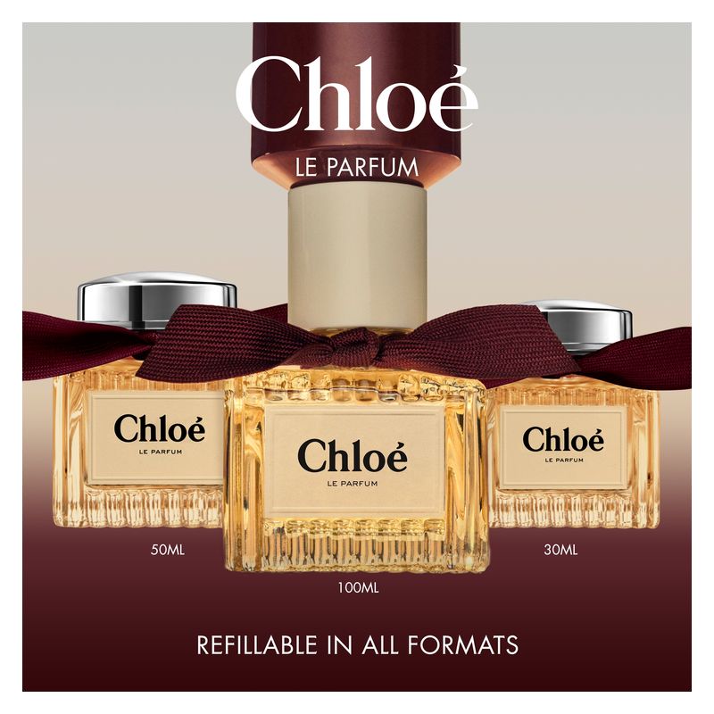 Chloé Le Parfum, Parfum Donna, 30 ml Ricaricabile Spray, Fragranza Floreale Ambrata, Profumo femminile intenso e sensuale Chloé Le Parfum, Parfum Donna, 30 ml Ricaricabile Spray, Fragranza Floreale Ambrata, Profumo femminile intenso e sensuale