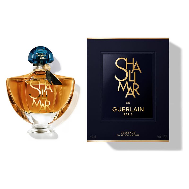 Guerlain Shalimar L'Essence, Eau de Parfum Intense, Profumo Donna, 90 ml Spray, Fragranza Ambrata Vanigliata