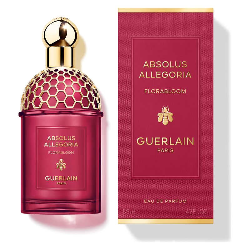Guerlain Absolus Allegoria Florabloom Absolu, Eau de Parfum Donna, 125 ml Spray, Profumo floreale ambrato con Tuberosa sensuale e Sandalo