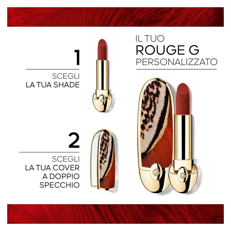 Guerlain Rouge G Velvet, Rossetto Ricaricabile Donna, Colore 207 Le Beige Blush, Finish Matte Vellutato, Lunga Tenuta, Rossetto Idratante e Levigante Guerlain Rouge G Velvet, Rossetto Ricaricabile Donna, Colore 207 Le Beige Blush, Finish Matte Vellutato, Lunga Tenuta, Rossetto Idratante e Levigante