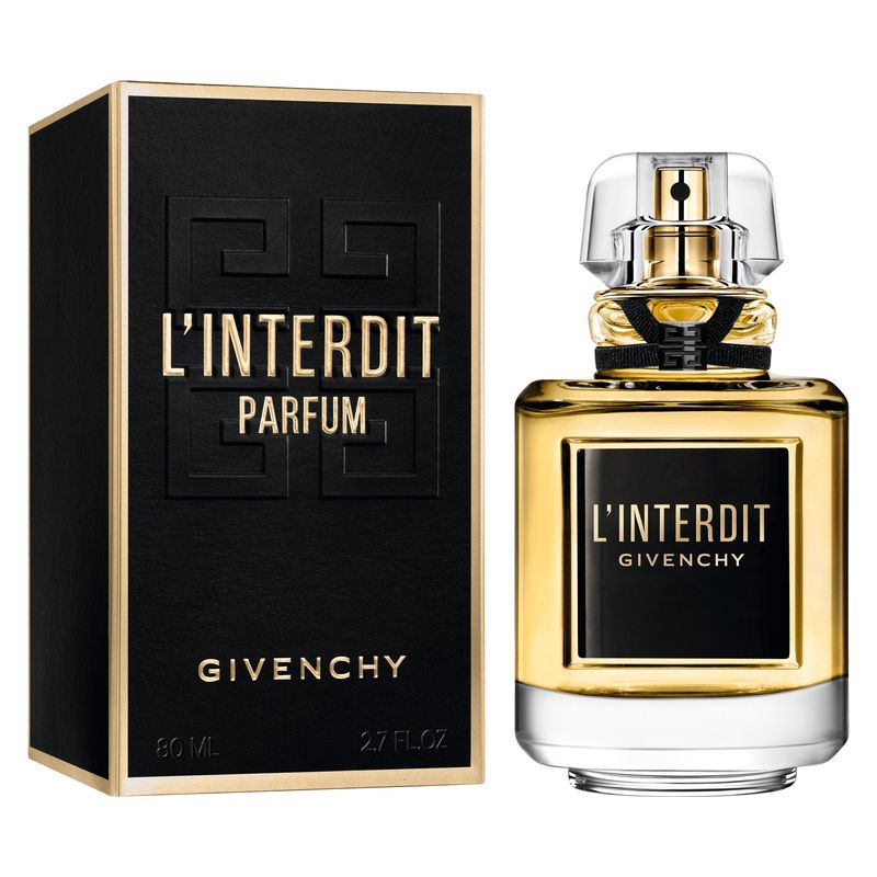 Givenchy L'Interdit Parfum, Parfum Donna, 80 ml Spray, Fragranza Floreale Legnosa Intensa, Profumo Sensuale e Sofisticato a Lunga Durata