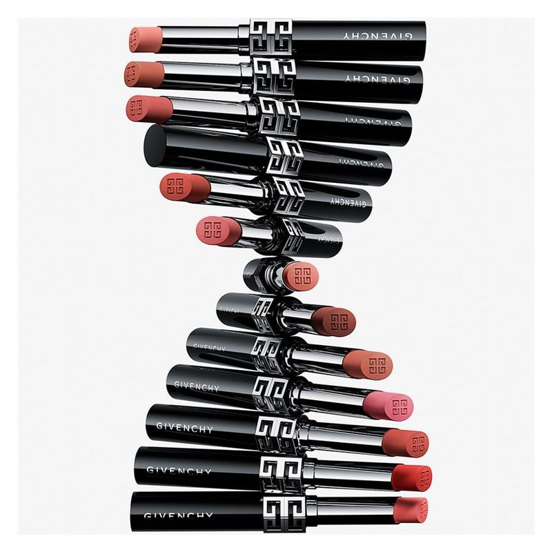 Givenchy Le Rouge Velvet Matte, Rossetto Opaco Volumizzante Donna, 2.3 g, N06 Atelier Flou, Lunga Tenuta, Idratante con Acido Ialuronico e Karité