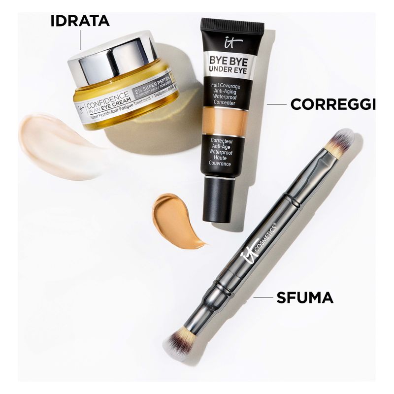 IT Cosmetics Bye Bye Under Eye Full Coverage Waterproof Concealer, Correttore Anti-Età Waterproof, 12 ml, 40.5 - DEEP, Copertura totale e lunga tenuta IT Cosmetics Bye Bye Under Eye Full Coverage Waterproof Concealer, Correttore Anti-Età Waterproof, 12 ml, 40.5 - DEEP, Copertura totale e lunga tenuta