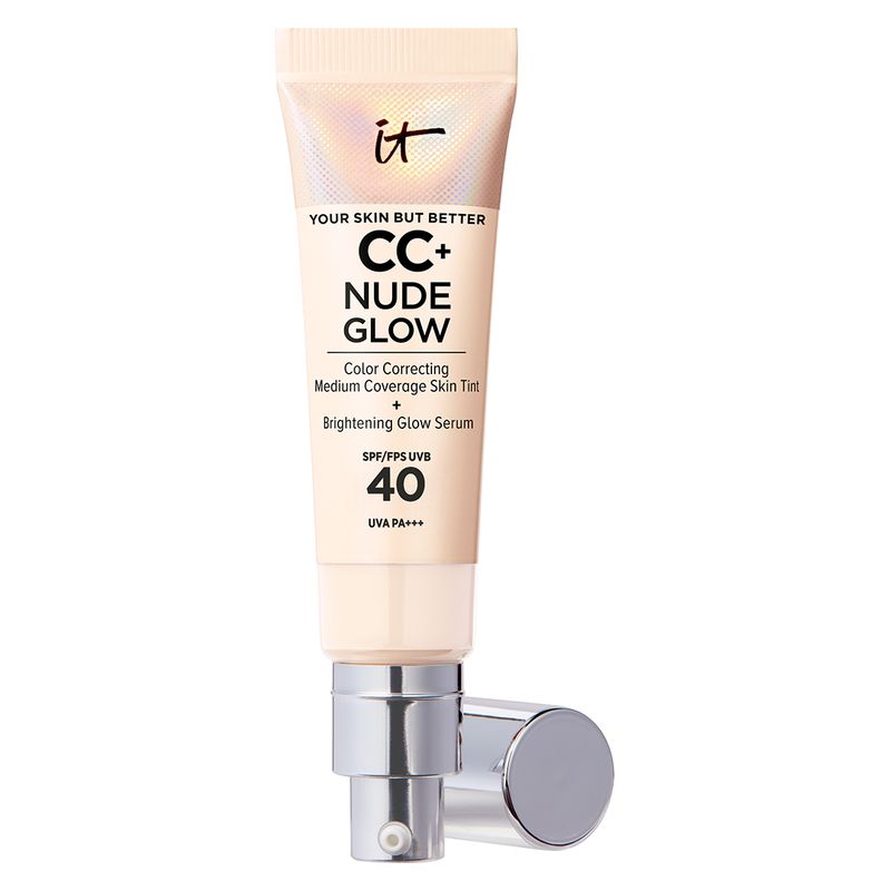 IT Cosmetics CC+ Nude Glow Lightweight Foundation + Glow Serum with SPF 40
