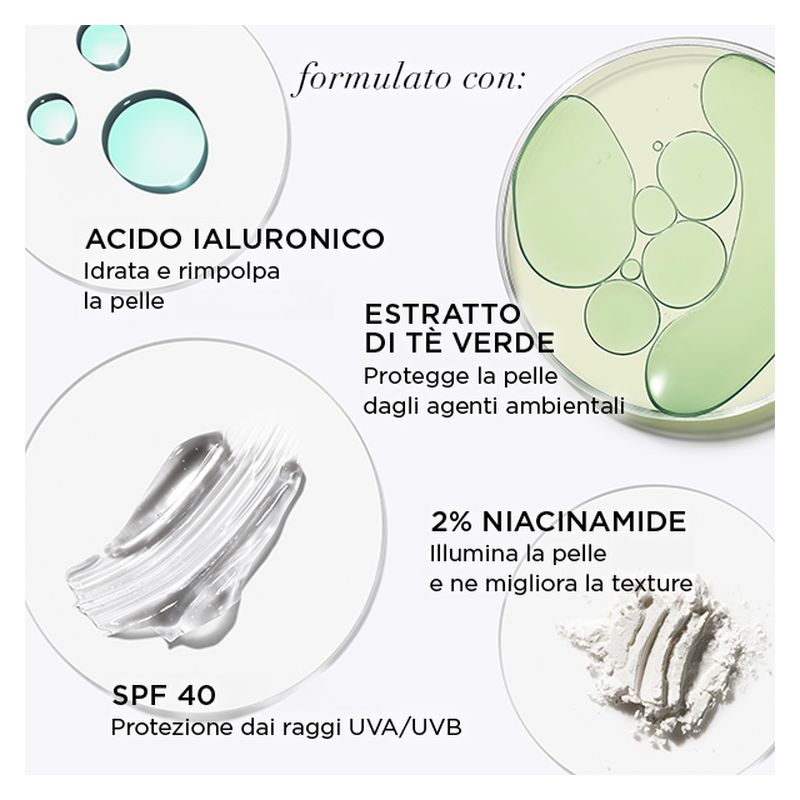 IT Cosmetics CC+ Nude Glow, Fondotinta Siero Illuminante, Medium, 32 ml, SPF 40, Idratante con Acido Ialuronico e Niacinamide, Coprenza Media
