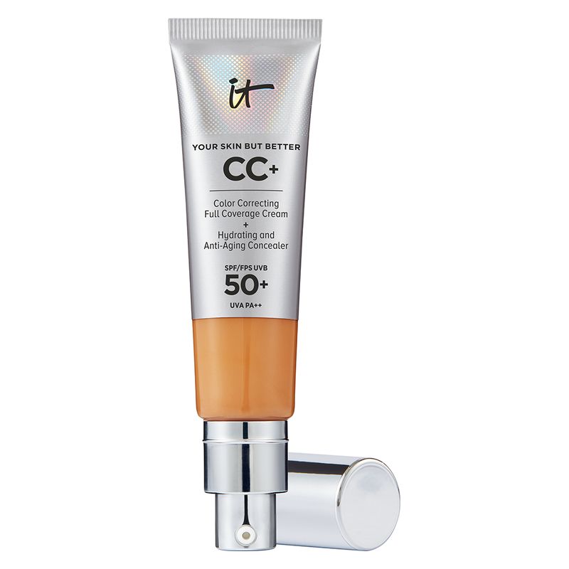 It Cosmetics IT Cosmetics Your Skin But Better CC+ Fondotinta Idratante Anti-età SPF 50 32 ml (varie tonalità) - Tan