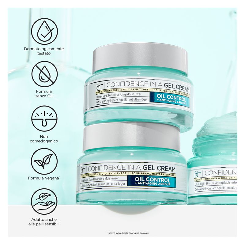 IT Cosmetics CONFIDENCE IN A GEL CREAM OIL CONTROL + ANTI-AGING ARMOUR