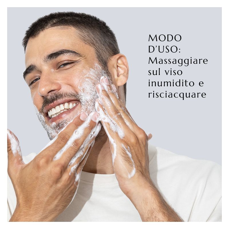 Collistar Uomo Face, Gel Detergente Energizzante Viso Uomo, 200 ml, Per tutti i tipi di pelle, Tonificante, Rinfrescante, Trattamento viso quotidiano