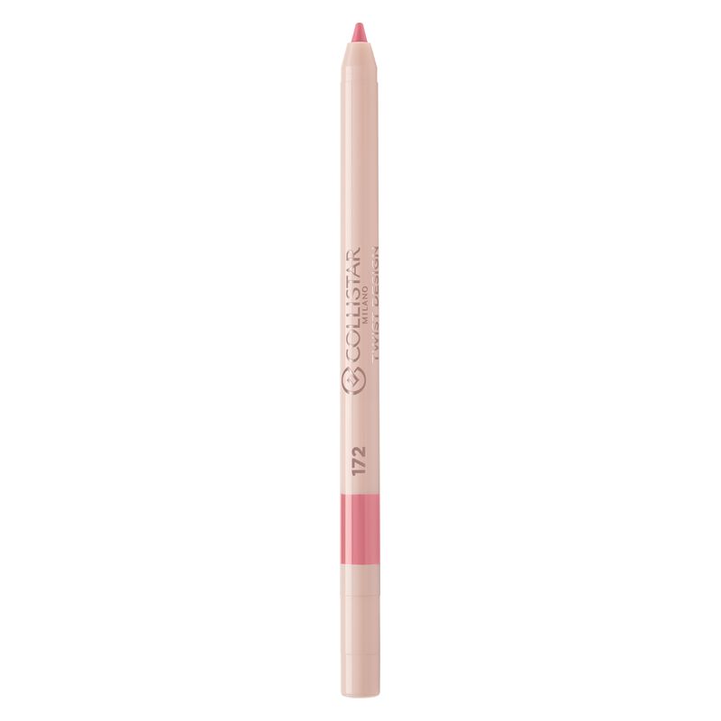 Collistar Twist Design Matita Labbra Automatica, 172 Zircone Rosa, Waterproof, Lunga Tenuta Oltre 12 Ore, Finish Soft-Matte, con Temperino Integrato Collistar Twist Design Matita Labbra Automatica, 172 Zircone Rosa, Waterproof, Lunga Tenuta Oltre 12 Ore, Finish Soft-Matte, con Temperino Integrato