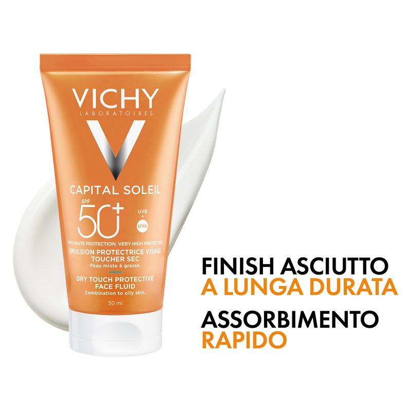 VICHY - Capital Idéal Soleil Spf 50 Haute Protection Émulsion Anti-Brillance Toucher Sec VICHY - Capital Idéal Soleil Spf 50 Haute Protection Émulsion Anti-Brillance Toucher Sec